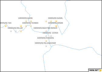 map of Ceneh Kampung